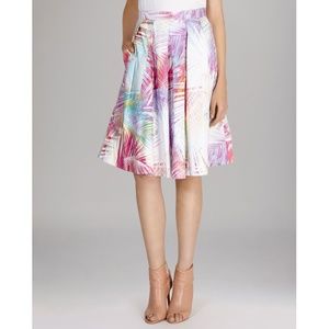 Karen Millen Pastel Tropical Midi Skirt